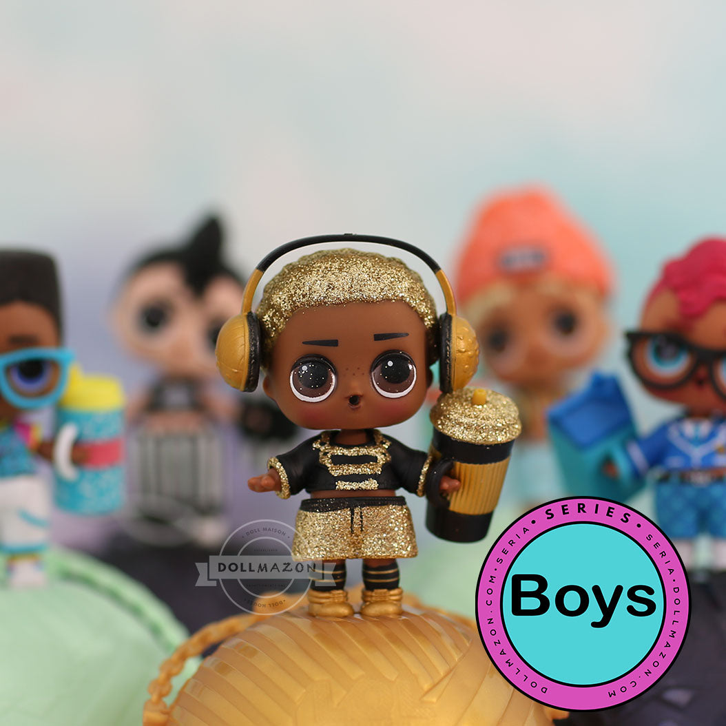 L.O.L. Surprise! Boys Series 1,2,3 and 4 are the series of the L.O.L. Surprise! LOL Dolls Boys line. Discover all new characters in this collection, each with its own fierce style that reflects their personality! 