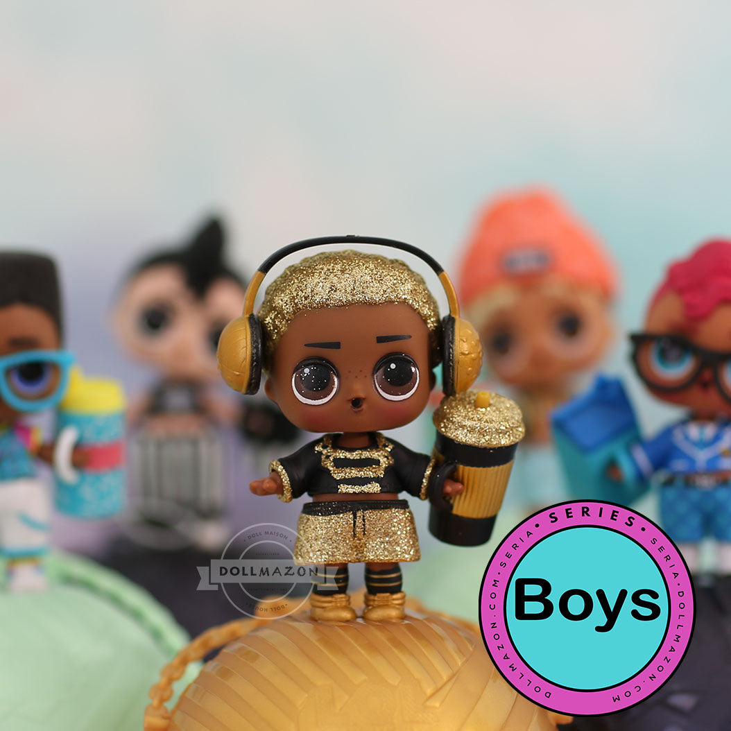 L.O.L. Surprise! Boys Series 1,2,3 and 4 are the series of the L.O.L. Surprise! LOL Dolls Boys line. Discover all new characters in this collection, each with its own fierce style that reflects their personality!