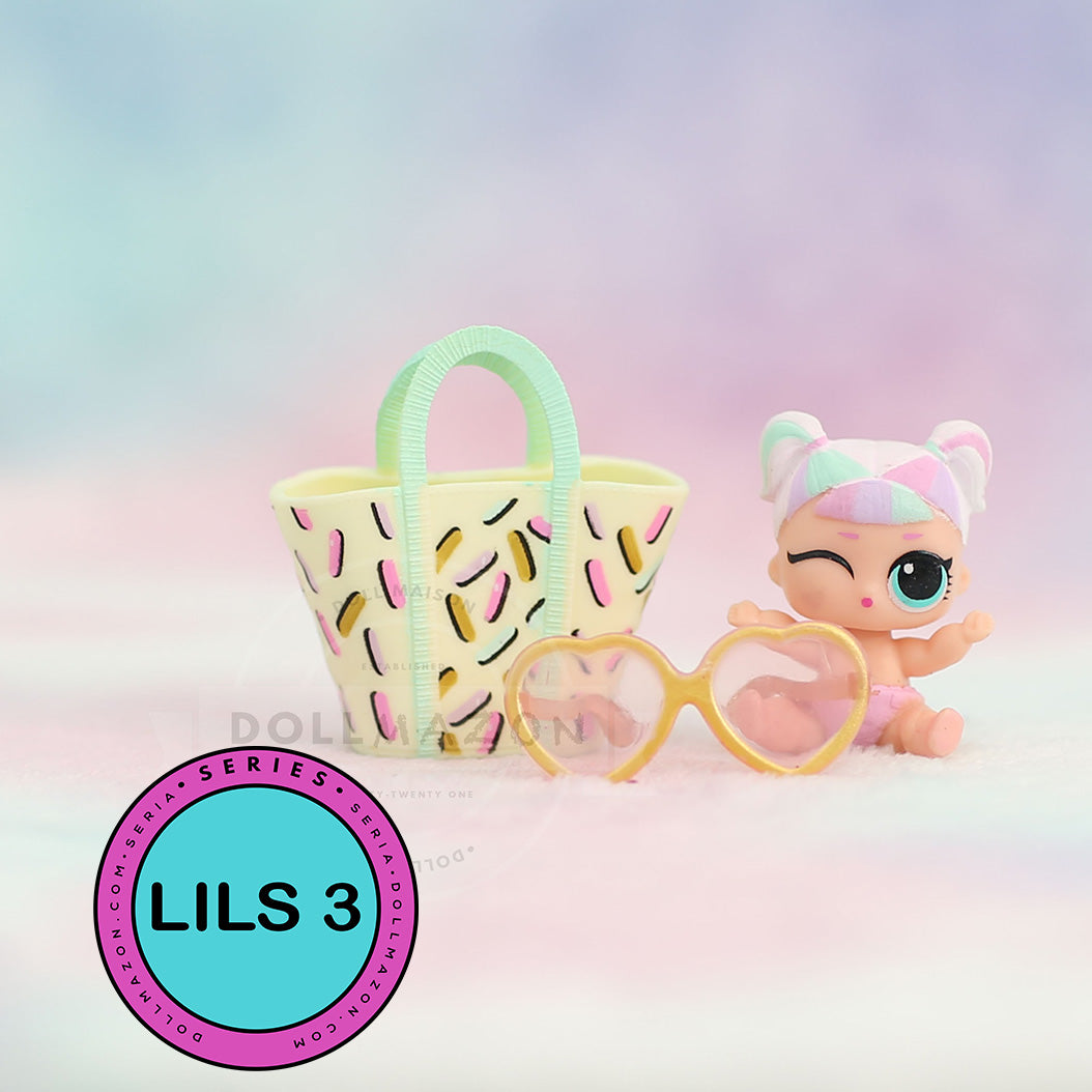 L.O.L. Surprise! Lil Sisters is part of the Series 3 of the L.O.L. Surprise! LOL Doll line. It was released December 2017. LOL dolls Lil Sisters from Confetti Pop are adorable and matching addition to their older sisters (Tots).