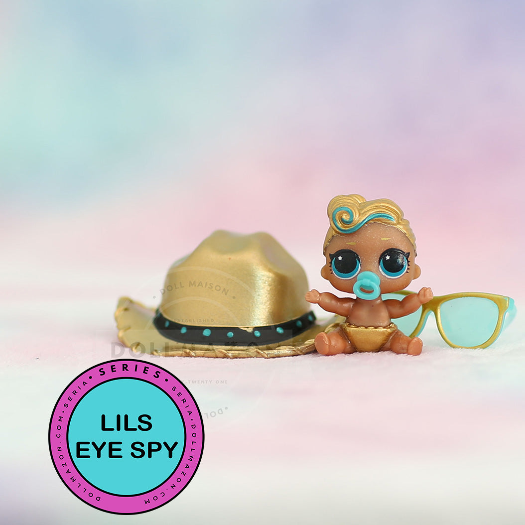 Collect all the adorable new Lil Sisters and surprises with L.O.L. Surprise! Lil Sisters Eye Spy Series. When their pet went missing, the dolls were on a TOP SECRET assignment! In cold water, Lil Sisters will reveal a color-changing surprise!
