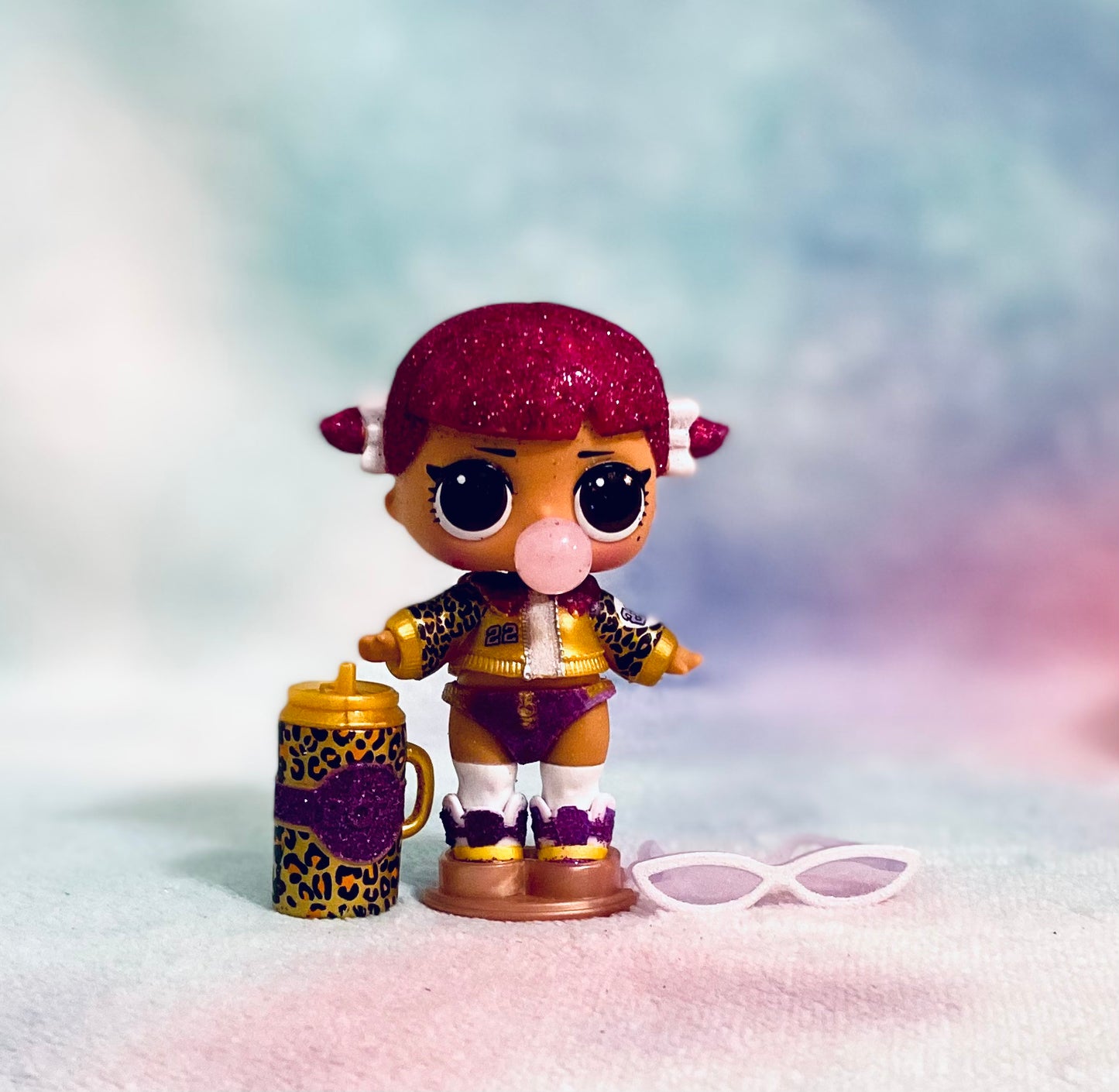 Cherry (AS-611) LOL Surprise All-Star B.B.s Sports Series 6 Sports Sparkly Basketball Series