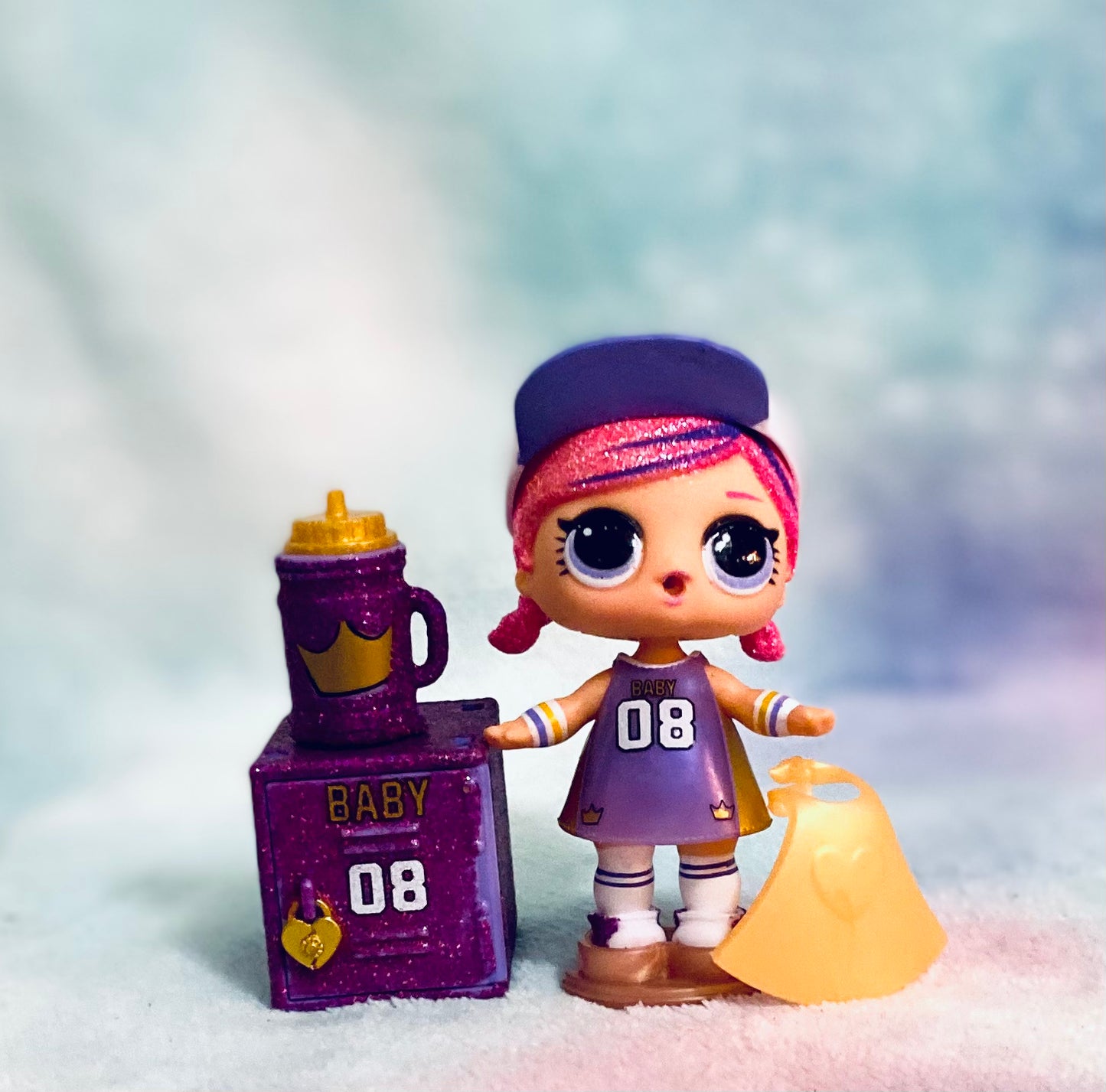 Super B.B. (AS-609) LOL Surprise All-Star B.B.s Sports Series 6 Sports Sparkly Basketball Series Super Baby