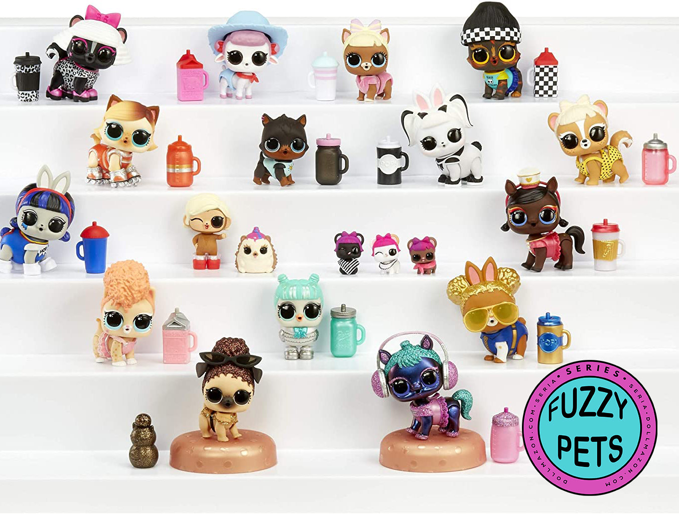 Collect all the adorable new pets and surprises with L.O.L. Surprise! Fuzzy Pets. The big revelation has here — L.O.L. Surprise! The Fuzzy Pets have had a fun makeover! The Makeover Series is all about transformation, from fresh surprises to new looks.