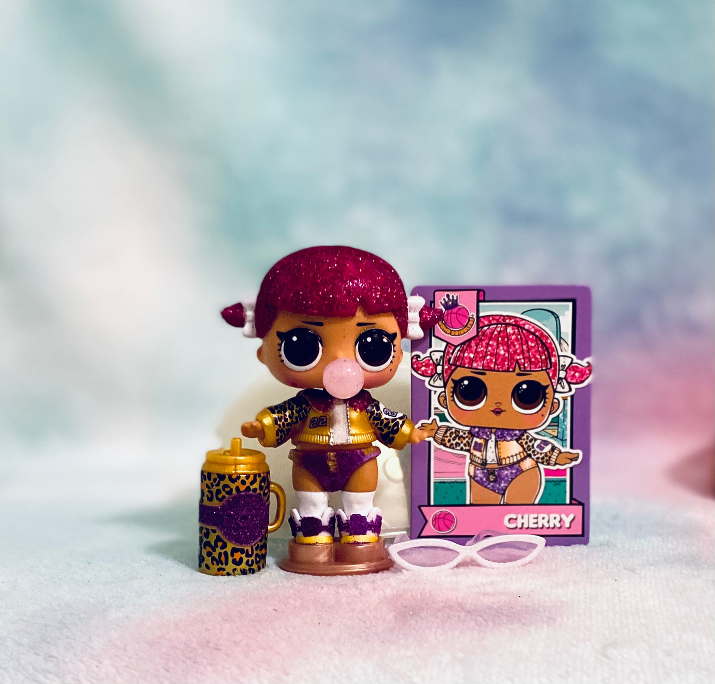 Cherry (AS-611) LOL Surprise All-Star B.B.s Sports Series 6 Sports Sparkly Basketball Series