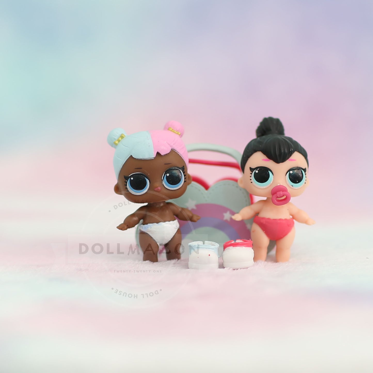 Lil Sugar and Lil Spice LOL Surprise Doll Series 2 Opposites Club (2-047, 2-048)