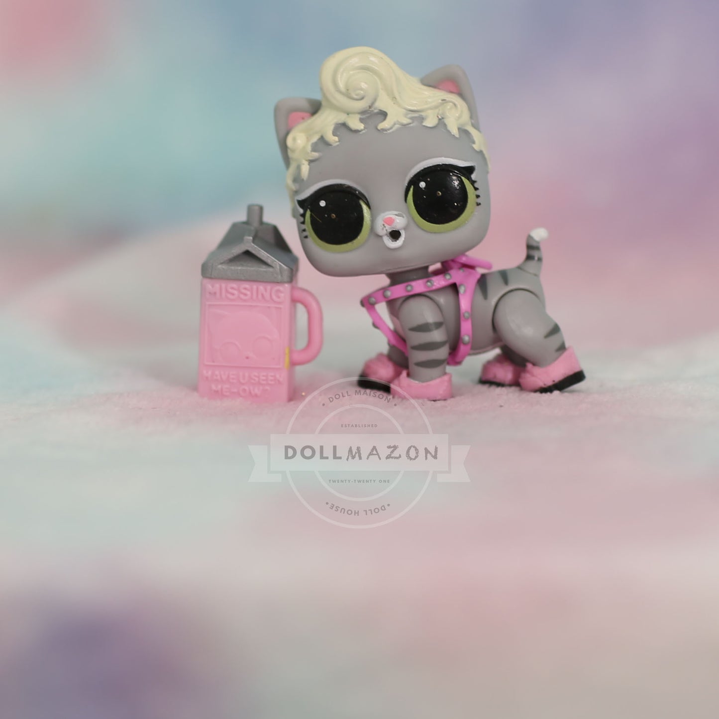 Purrr Baby kitty Pink Baby LOL Surprise Pets Series 3 Cosplay Club (P-035)