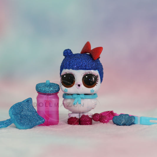 Hootie Cutie Kawaii LOL Surprise Fluffy Pets Winter Globe Glitterati (WD-014)